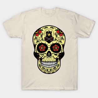 Colorful Mexican skull T-Shirt